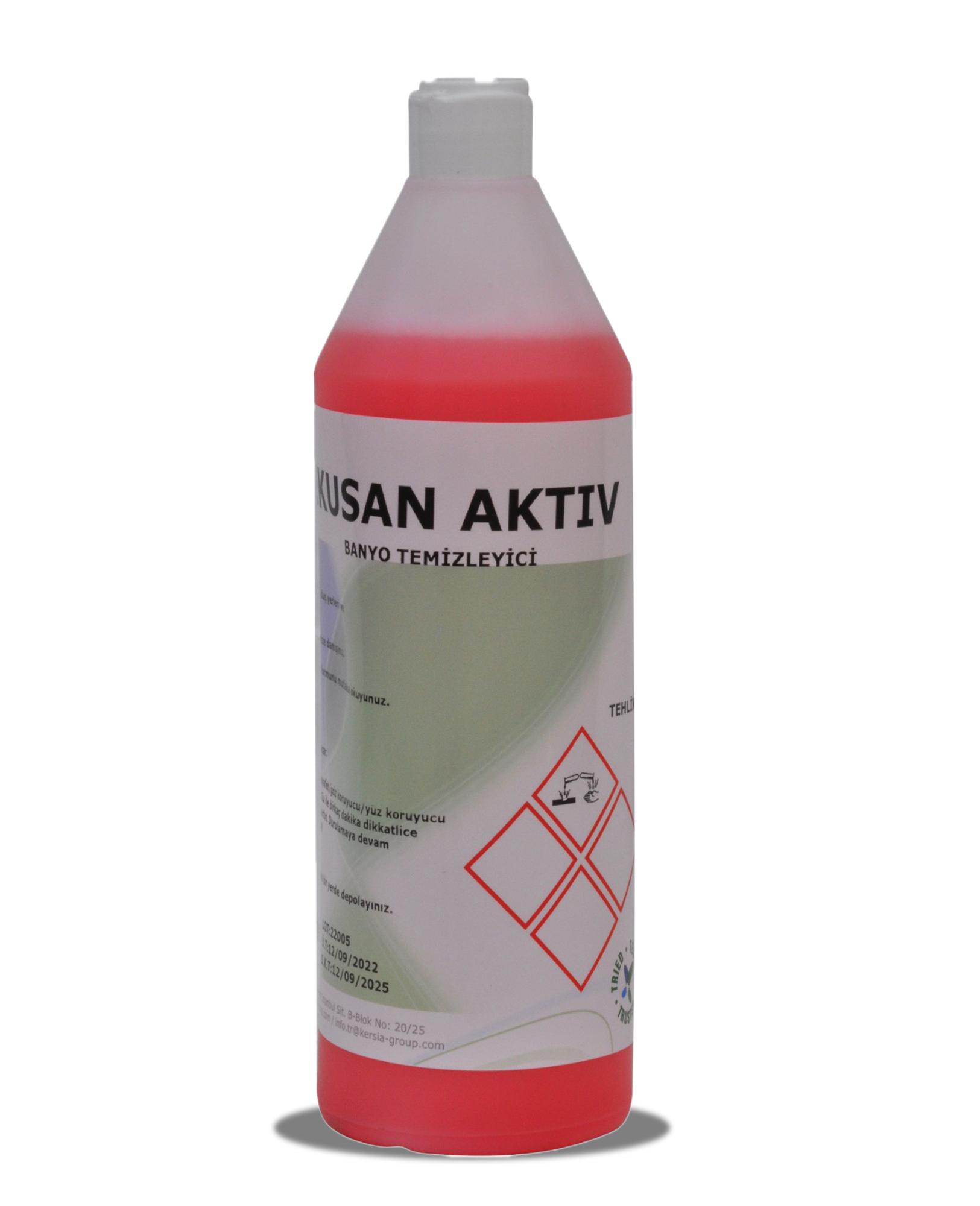 2 – Ekusan Aktive KonsantreAsidikBanyo,Armatürve Duşa Kabin Temizleyici