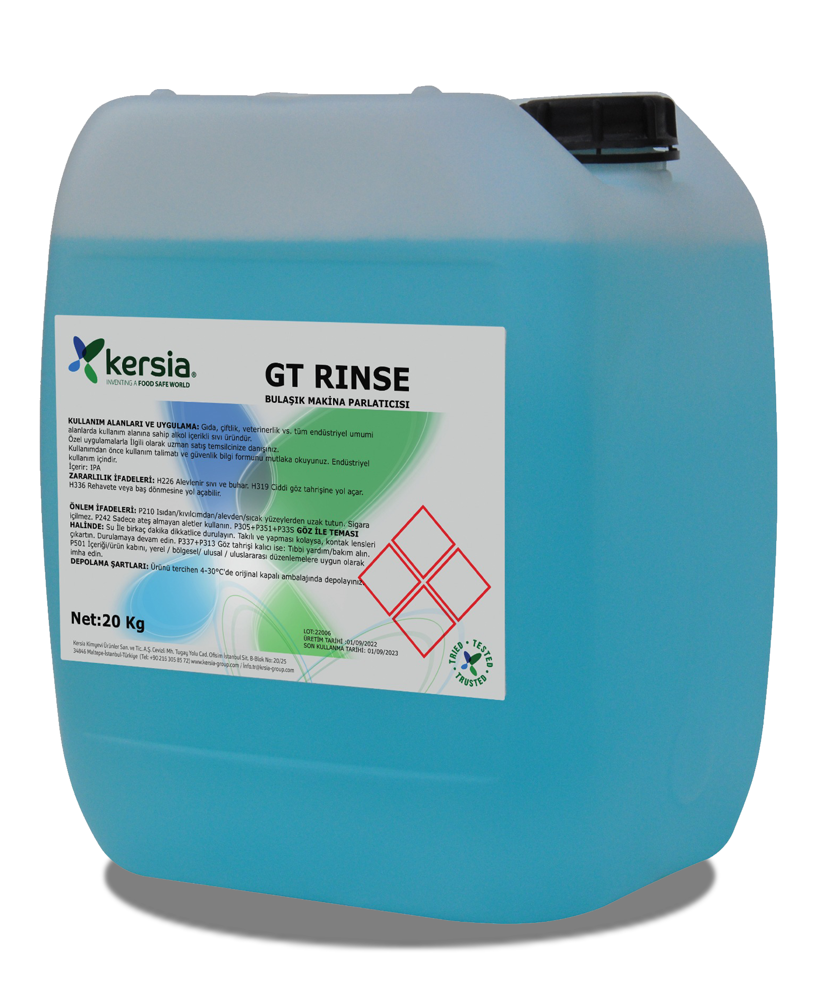 2 – GT Rinse Endüstriyel Bulaşık Makineleri İçin Parlatıcı